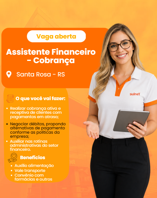 Assistente Financeiro – Cobrança
