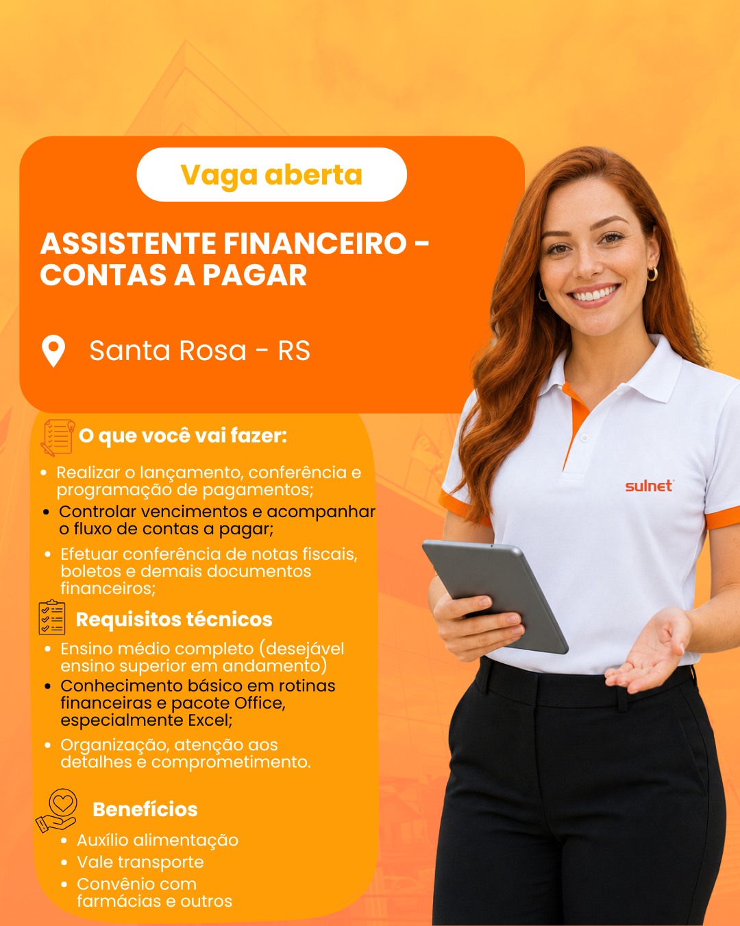 ASSISTENTE FINANCEIRO - CONTAS A PAGAR